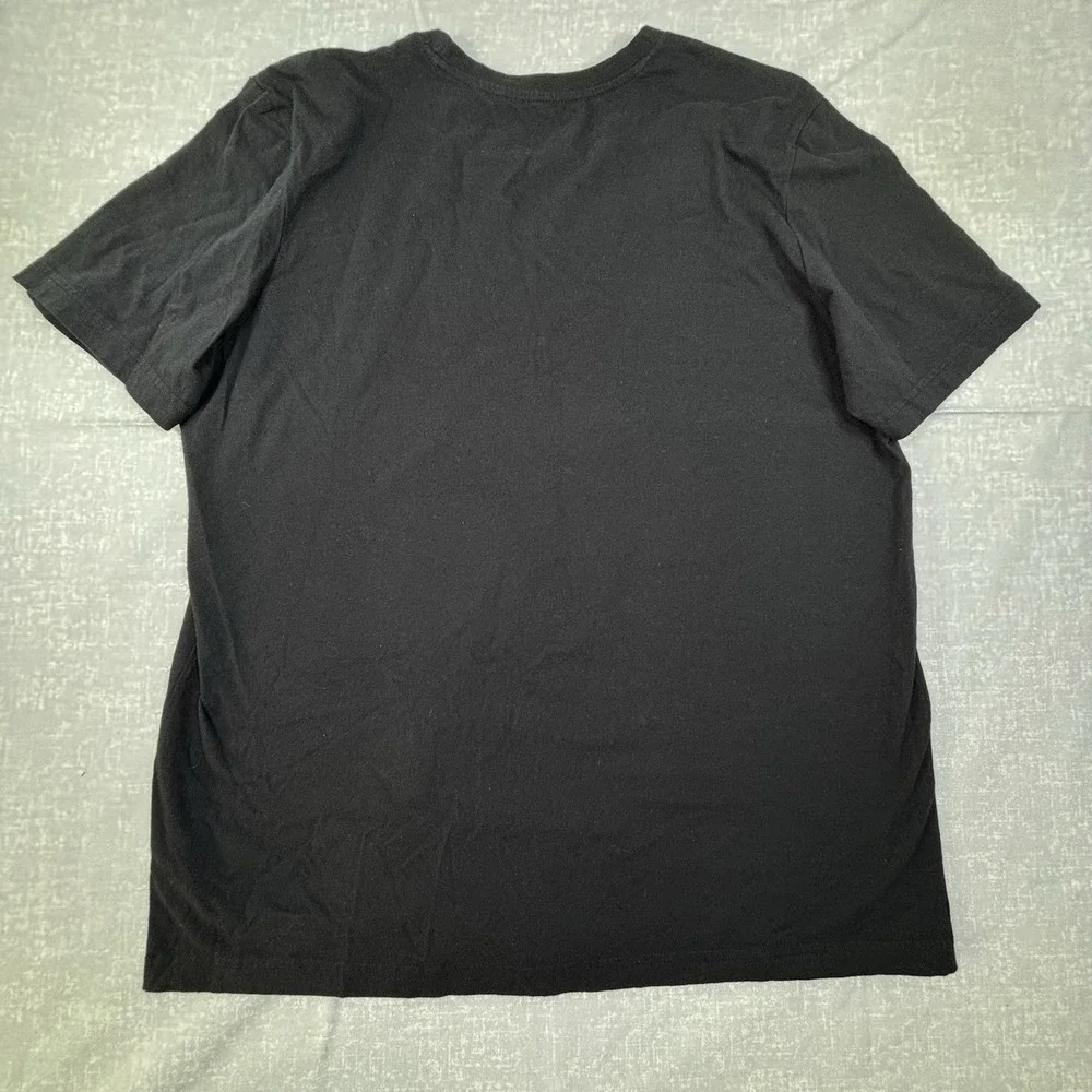 Adidas Men's Black Portland Oregon Big‎ Foot Short Sleeve Graphic Shirt Large